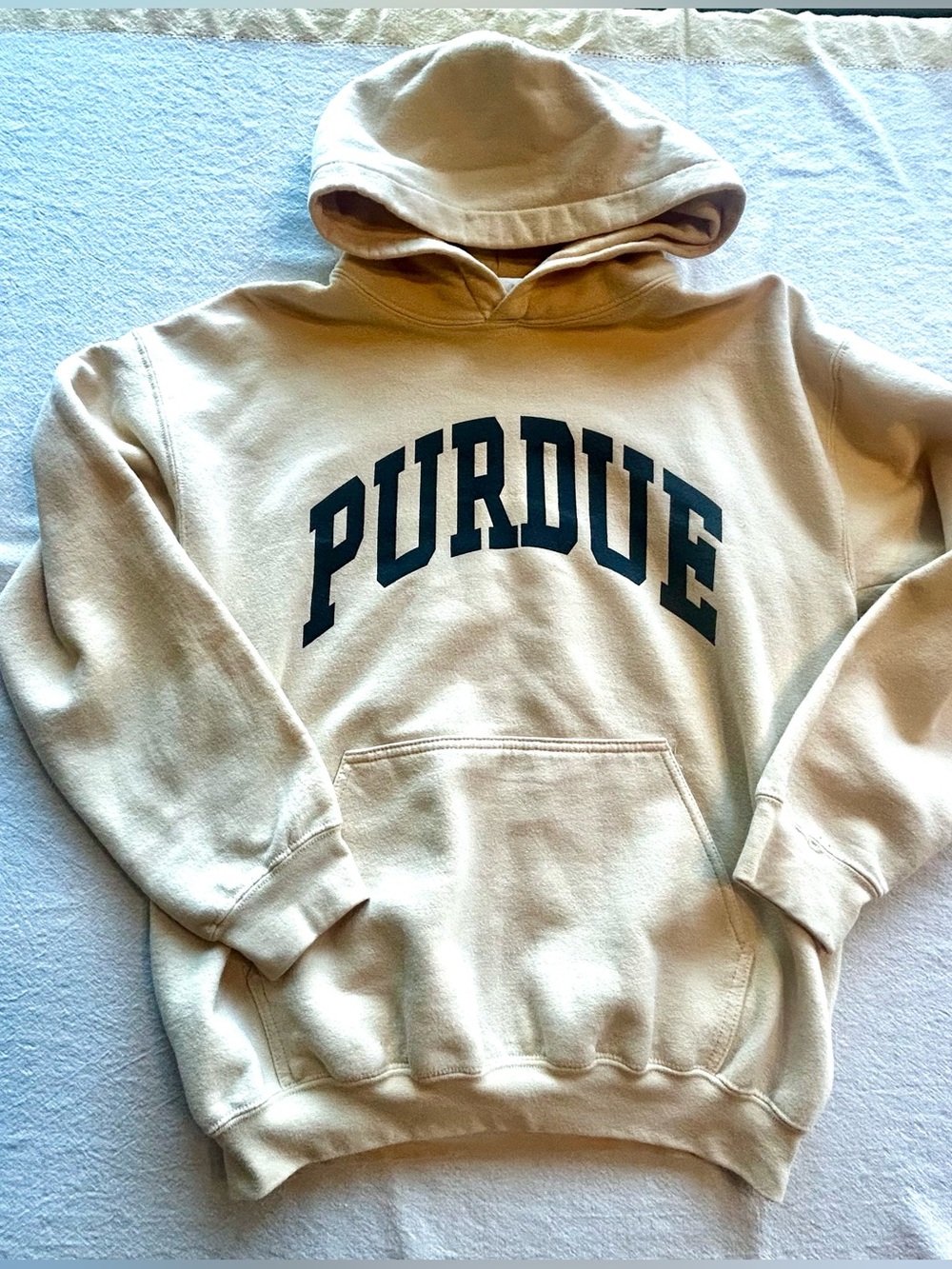 PURDUE Hoodie Pullover Sweatshirt Size Medium Academia Frat Boy